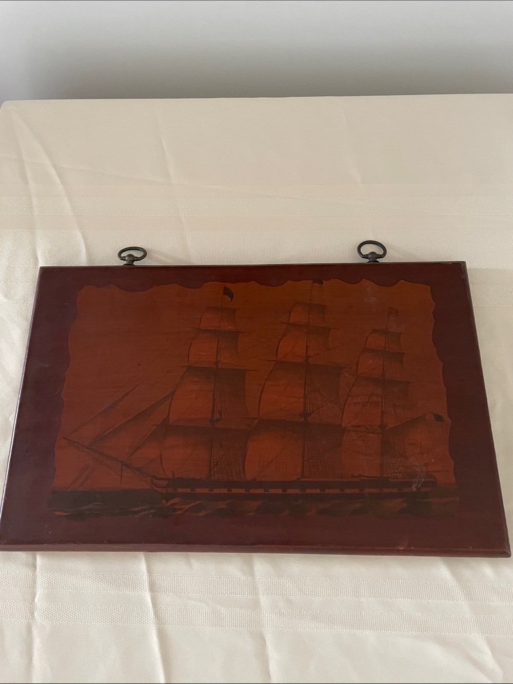 Nautical style vintage wood wall decor